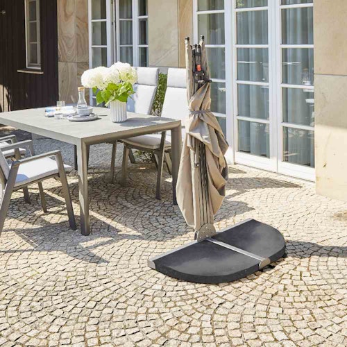 Siena Garden Sichtschutz BEN 280 x 150 cm, Stahl Anthrazit / 100 % Polyester (250 g/m²) - Abverkauf 