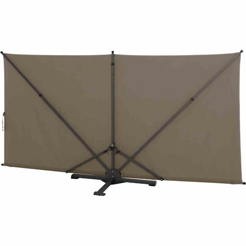 Siena Garden Sichtschutz BEN 280 x 150 cm, Stahl Anthrazit / 100 % Polyester (250 g/m²) - Abverkauf 