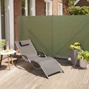 Vorschaubild Siena Garden Sichtschutz BEN 280 x 150 cm, Stahl Anthrazit / 100 % Polyester (250 g/m²) - Abverkauf 