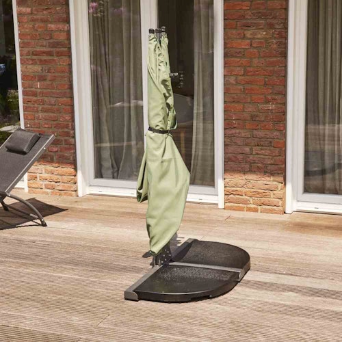 Siena Garden Sichtschutz BEN 280 x 150 cm, Stahl Anthrazit / 100 % Polyester (250 g/m²) - Abverkauf 
