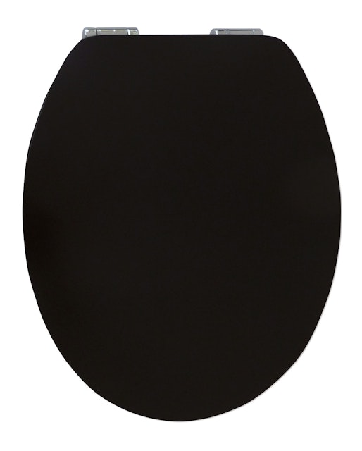 Sanitop WC-Sitz High-Gloss Pure Black mit Soft-Schließ-Komfort