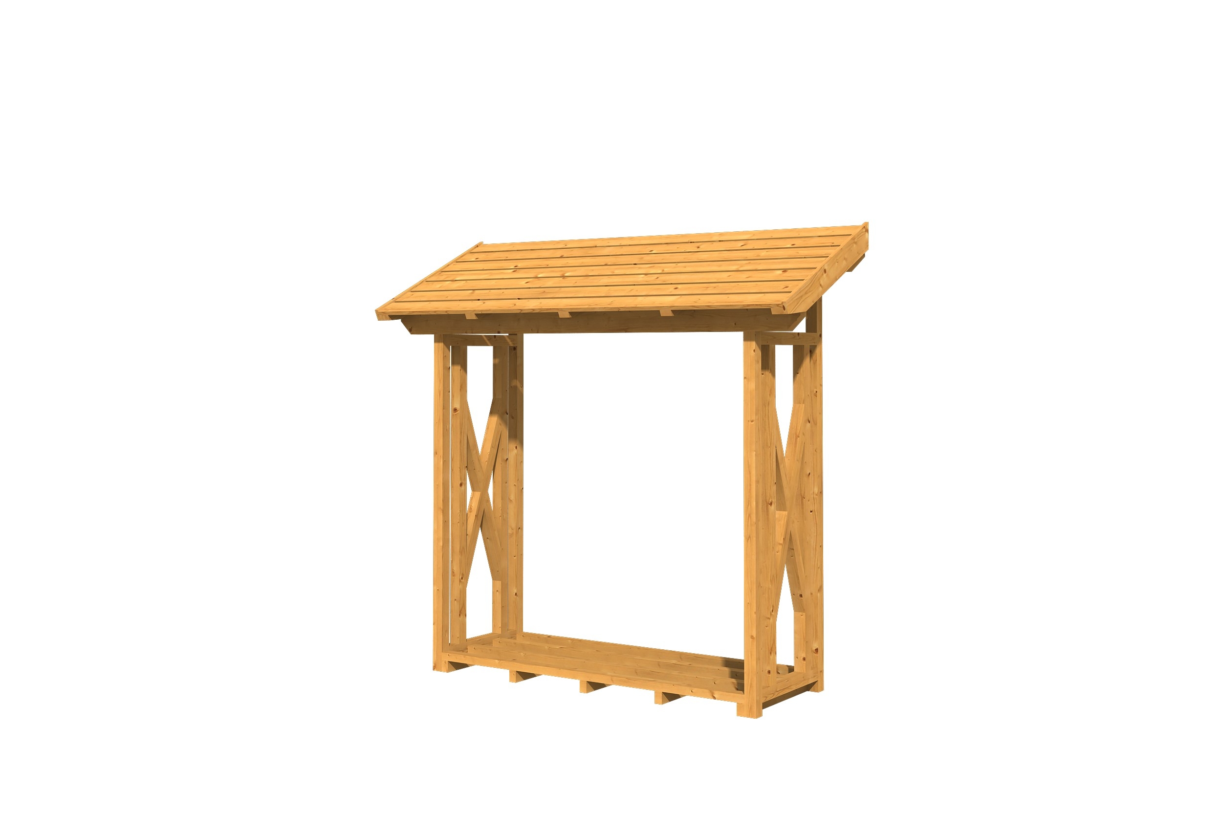Vorschaubild Galerie Skan Holz Holzunterstand Kaminholzunterstand Paul 1