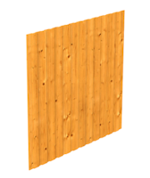 Skan Holz Seitenwand für Leimholz Carports - Deckelschalung