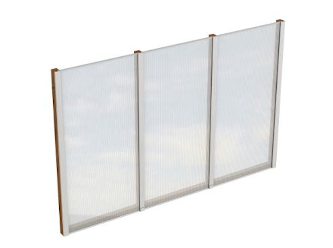 Skan Holz Seitenwände aus Polycarbonat für Terrassendach (freistehend)