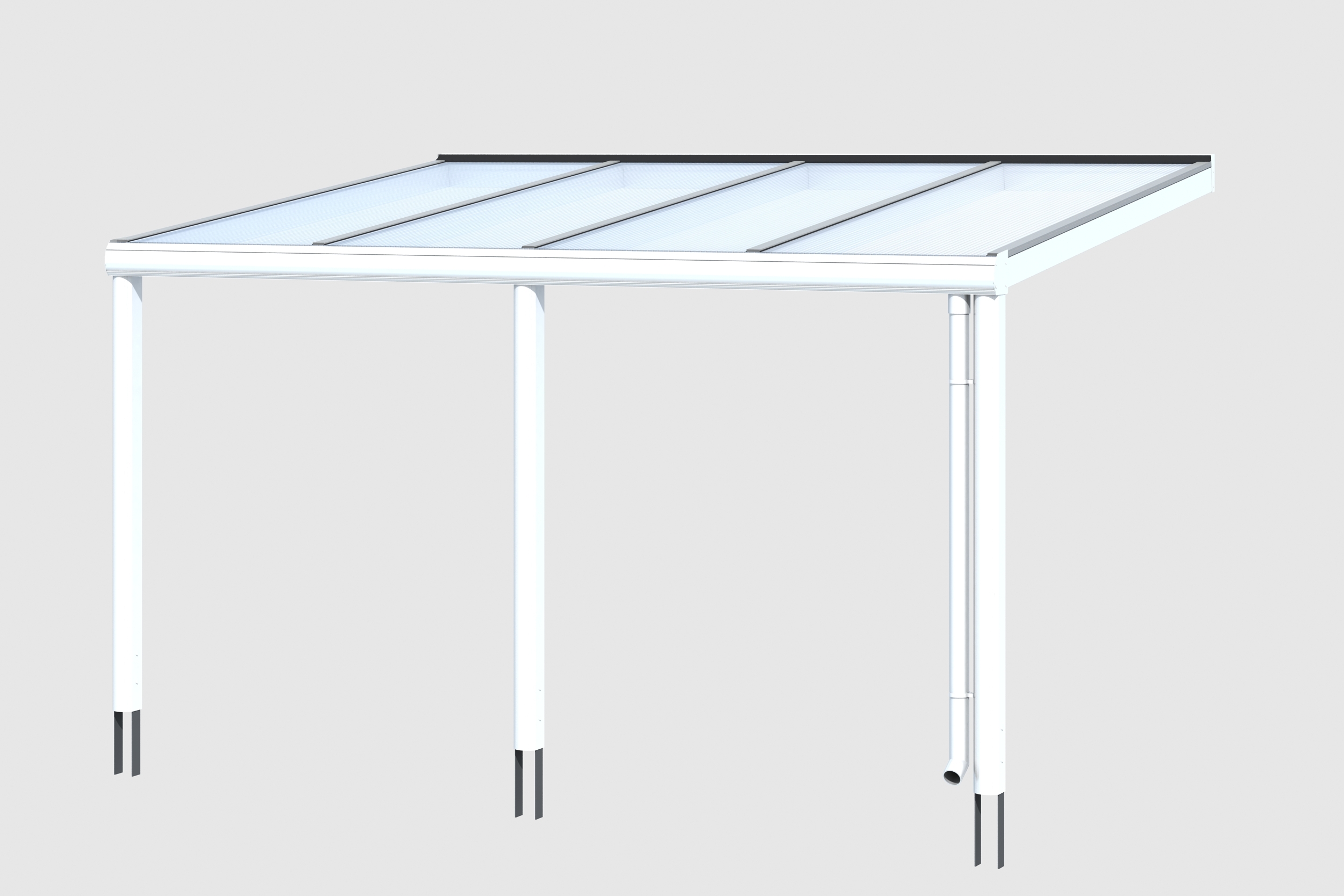Vorschaubild Galerie Skan Holz Aluminium Terrassenüberdachung Garda Breite 434 cm