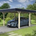 Skan Holz Wendland - Walmdach Carport aus Leimholz Breite 362 cmBild