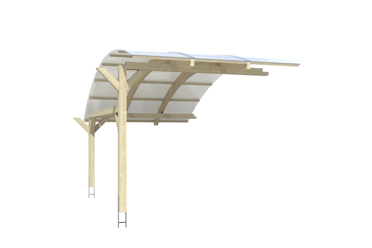 Skan Holz Schwaben Carport-Stellplatzerweiterung aus Leimholz Breite 299cm Bild