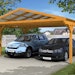 Skan Holz Westerwald Design Doppelcarport aus Leimholz Breite 570 cmBild