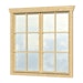 Skan Holz Doppelfenster für 28 mm Blockbohlenhäuser Dreh-Kipp-FunktionBild