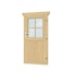 Skan Holz Einzeltür für 28 mm BlockbohlenhäuserBild