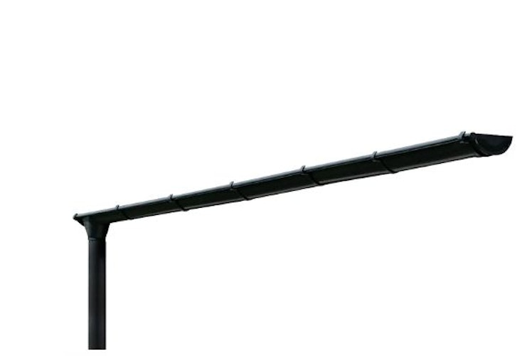 Skan Holz Metall-Regenrinne 335 cm, anthrazit für CrossCube 4 und Cube XXL