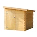Skan Holz Anbauschuppen groß für Skan Holz Gartenhäuser Lugano, Bern, St. Moritz, OntarioBild