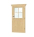 Skan Holz Einzeltür für 45 mm BlockbohlenhäuserBild