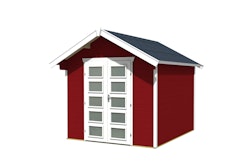 Skan Holz Gartenhaus Hengelo - 28 mm inkl. gratis Dachschindeln in Wunschfarbe