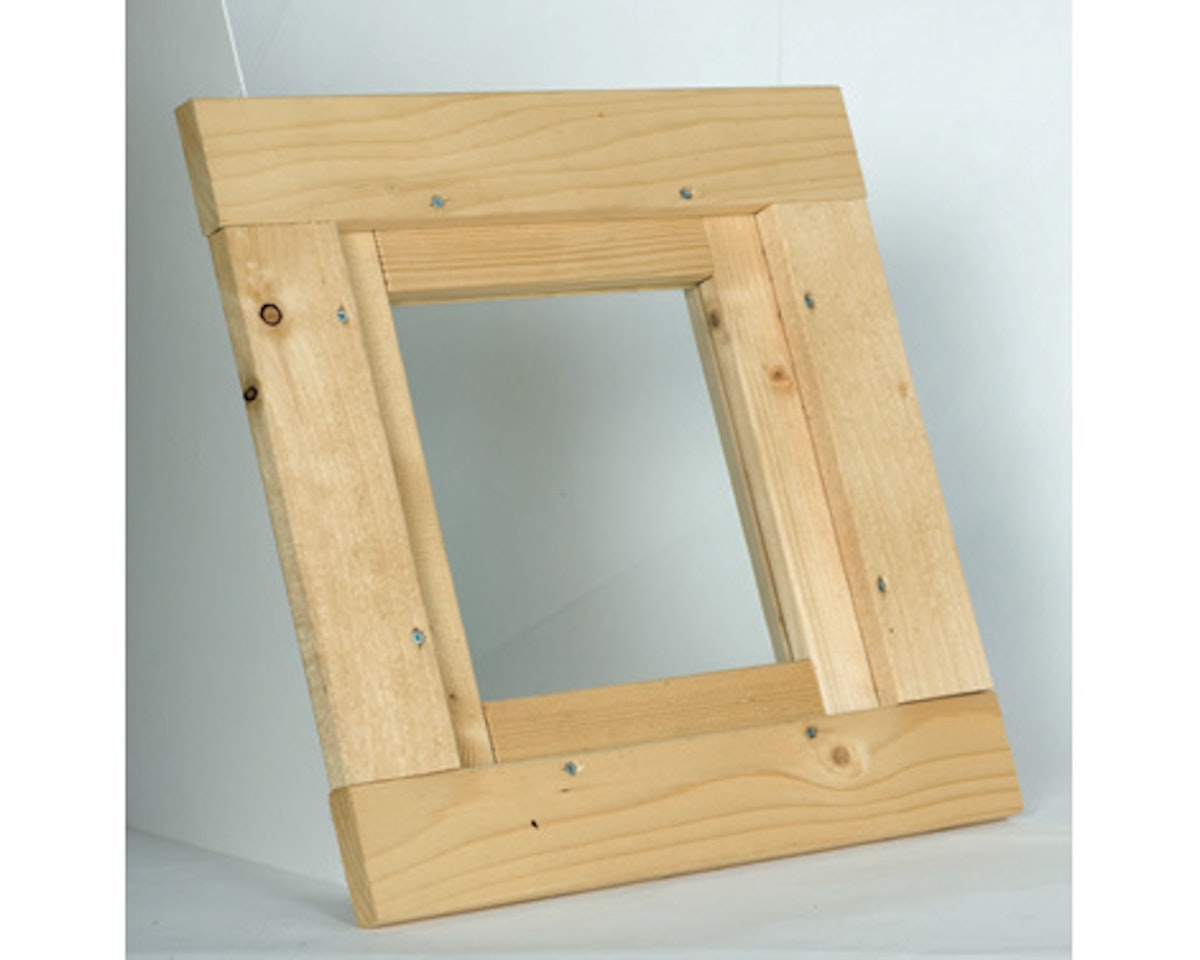 Skan Holz Fensterelement-40 cm x 40 cm