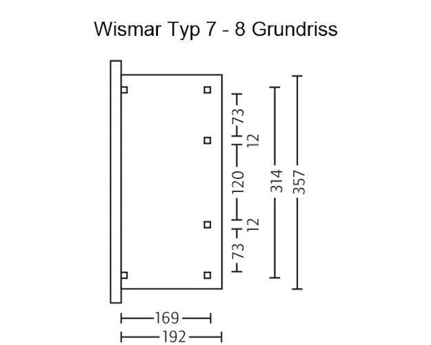 Skan Holz Walmdach Vordach Doppeltür Wismar