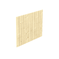 Skan Holz Seitenwand für Leimholz Carports - Deckelschalung