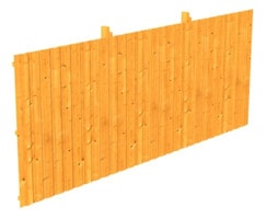 Skan Holz Rückwand für Leimholz Doppel- Carports - Deckelschalung