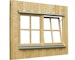 Skan Holz Doppelfenster für CarportsBild