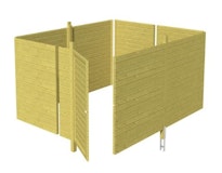 Skan Holz Abstellraum C4 für Carports - ProfilschalungZubehörbild