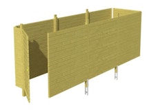Skan Holz Abstellraum C5 für Carports - ProfilschalungZubehörbild