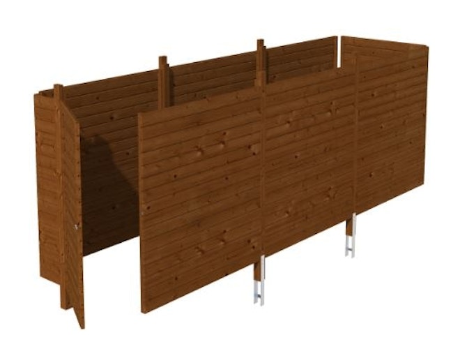 Skan Holz Abstellraum C5 für Carports - Profilschalung Bild