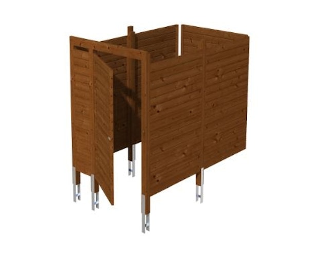 Skan Holz Abstellraum C7 für Carports - Profilschalung Bild