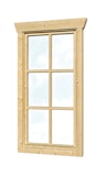 Skan Holz Einzelfenster für 45 mm GartenhäuserZubehörbild