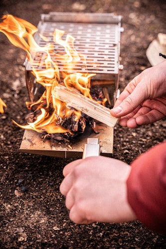 SKOTTI MINI steckbarer Edelstahl Grill