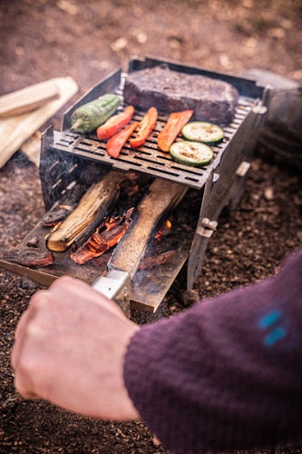 SKOTTI MINI steckbarer Edelstahl Grill