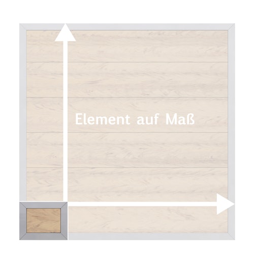 TraumGarten Design WPC Alu Maßbreite/-höhe