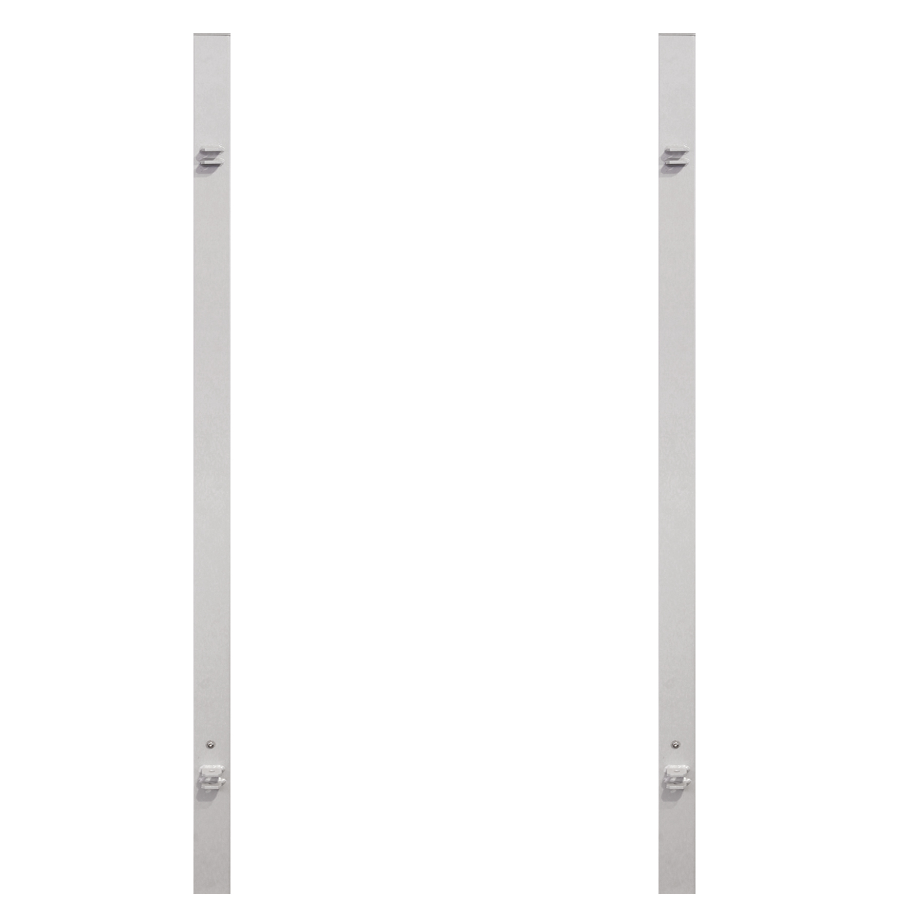 Vorschaubild Galerie Traumgarten Torpfostenset zum Einbetonieren für Doppeltor Höhe 700 mm weiß
