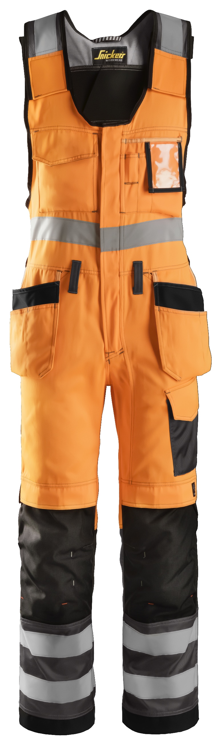 Vorschaubild Galerie Snickers Hi-Vis Kombi-Arbeitshose mit Holstertaschen, Klasse 2, EN 14404, 20471