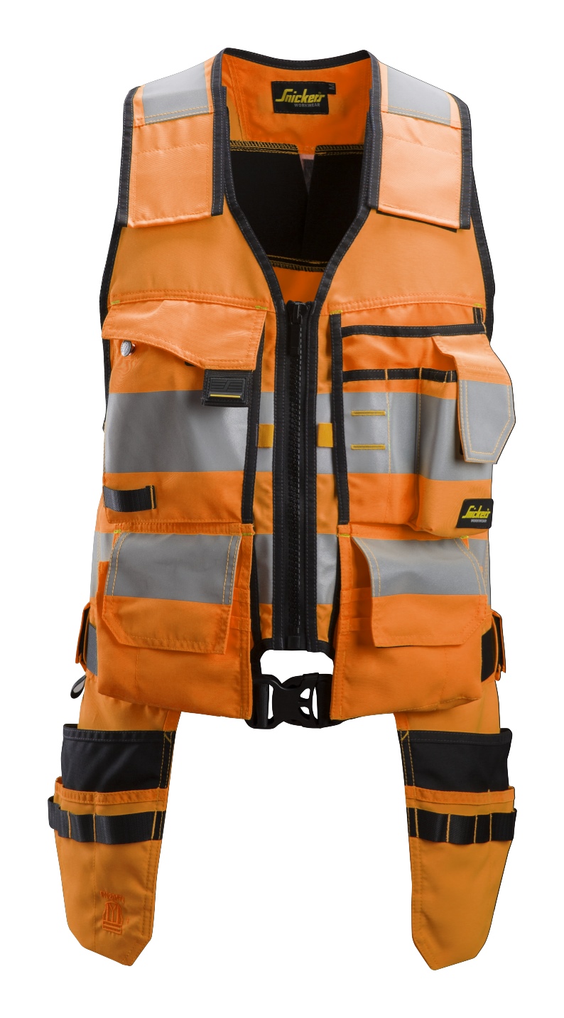 Vorschaubild Galerie Snickers AllroundWork, High-Vis-Werkzeugweste, Warnschutzklasse 1