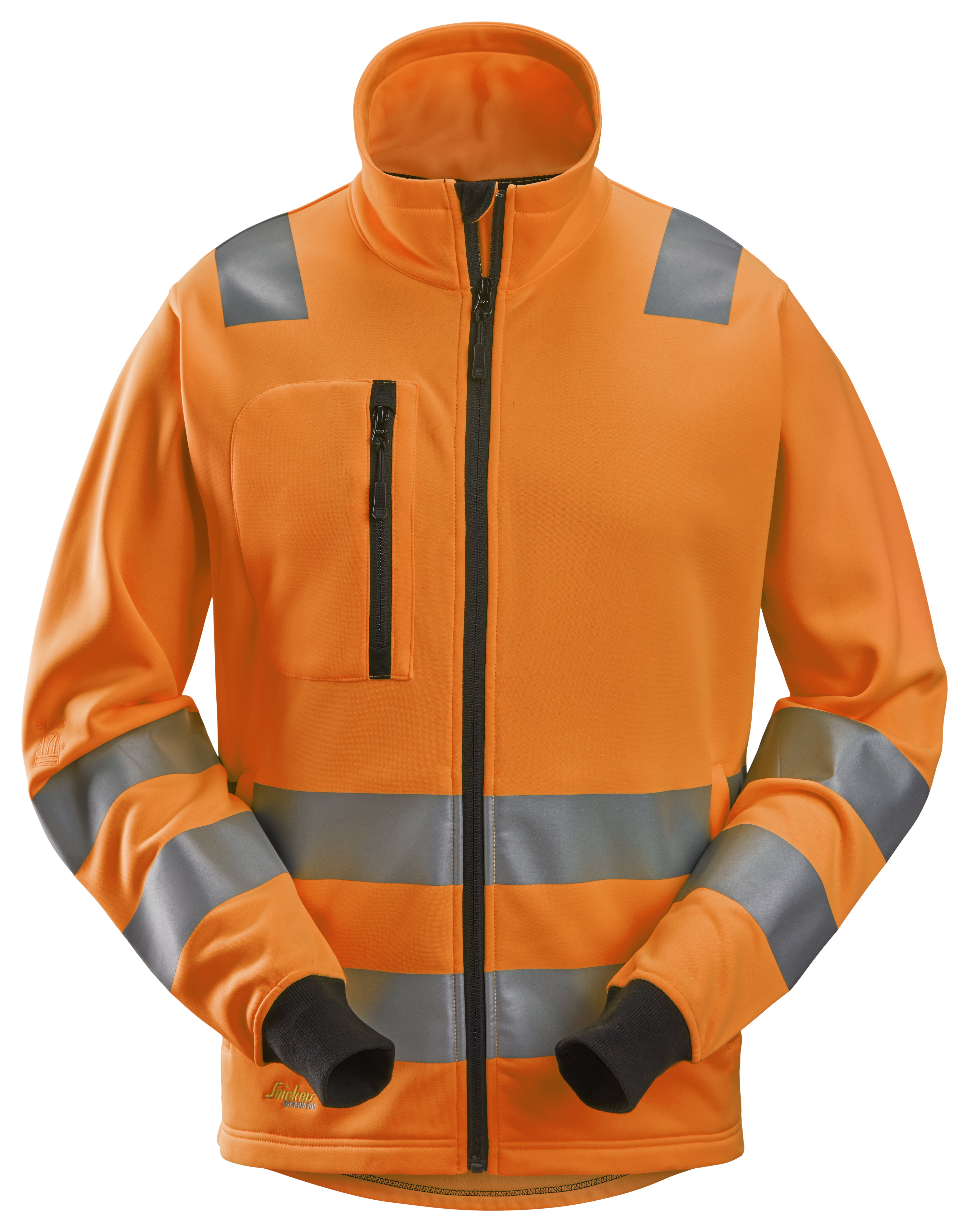 Vorschaubild Galerie Snickers AllroundWork, High-Vis-Jacke mit durchgehendem Reißverschluss, Warnschutzklasse 2/3