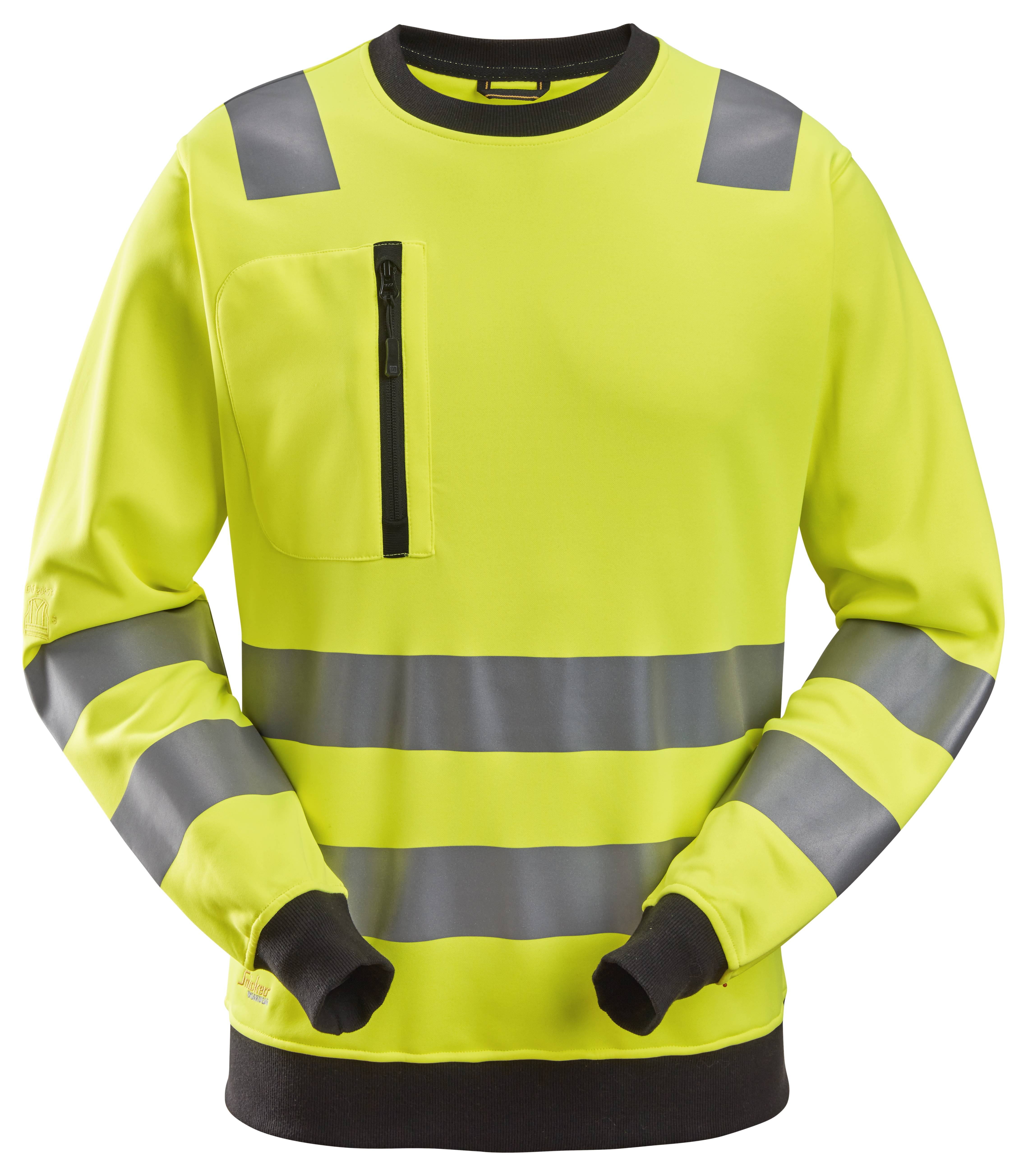 Vorschaubild Galerie Snickers AllroundWork, High-Vis-Sweatshirt Klasse 2/3