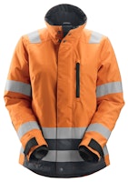 Snickers AllroundWork, Damen-High-Vis-Arbeitsjacke, Warnschutzklasse 2/3, Wärmeisolierung mit 37.5®-Technologie
