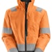 Snickers AllroundWork, Wasserdichte High-Vis-Softshell-Jacke für Damen, Warnschutzklasse 2/3