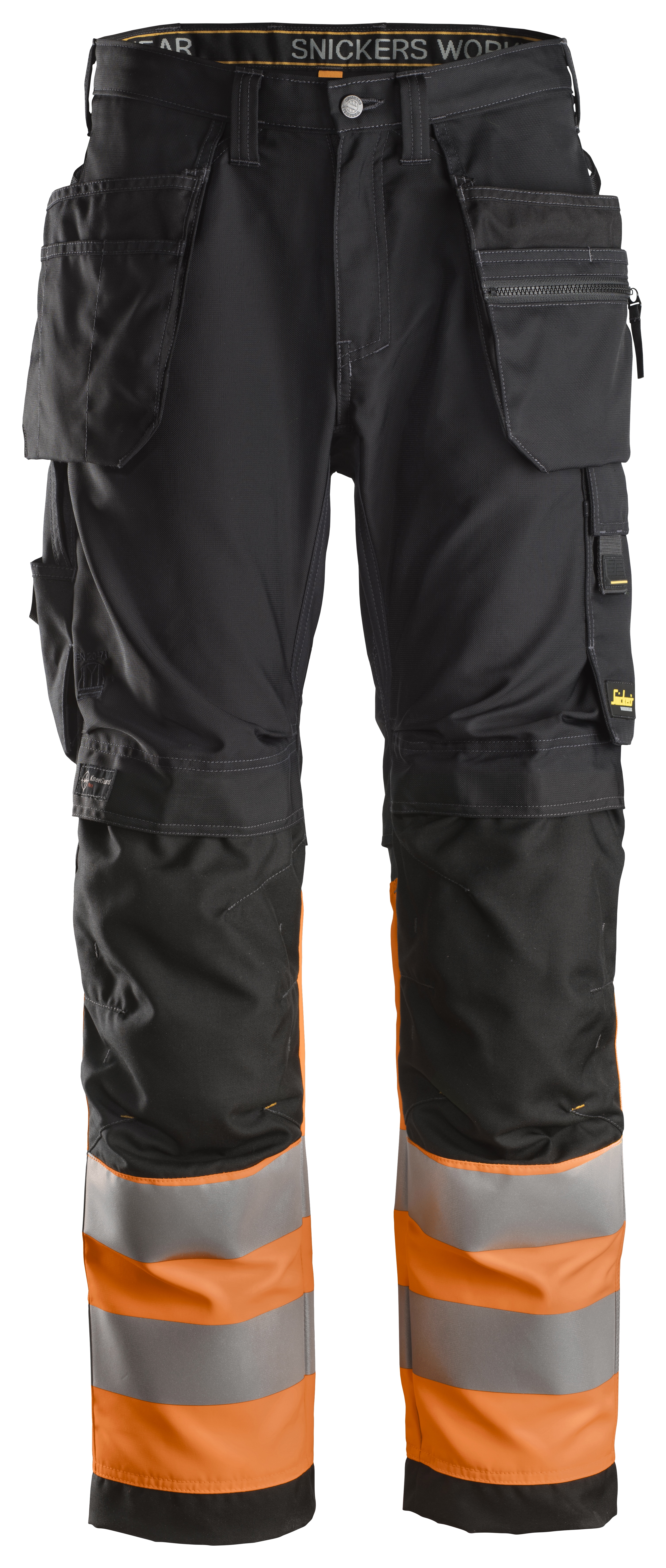 Vorschaubild Galerie Snickers AllroundWork, High-Vis-Arbeitshose+ mit Holstertaschen, Warnschutzklasse 1