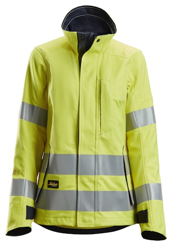 Snickers ProtecWork Hi-Vis Damen Arbeitsjacke, Klasse 2, EN 1149, 13034, 11611, 11612, 20471, IEC 61482