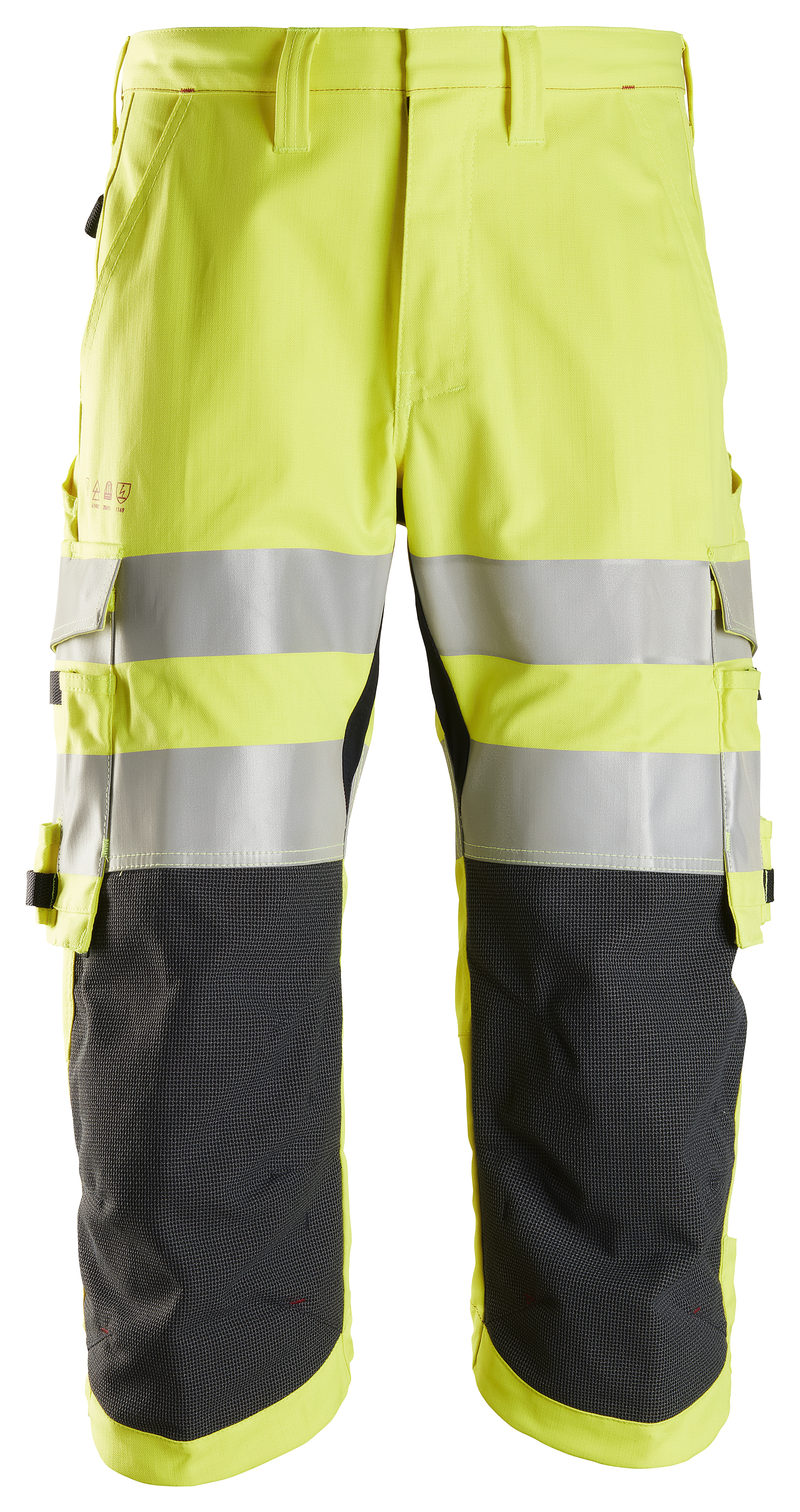 Vorschaubild Galerie Snickers ProtecWork Hi-Vis Piraten Arbeitshose, Klasse 2, EN 14404, 1149, 14116, 20471