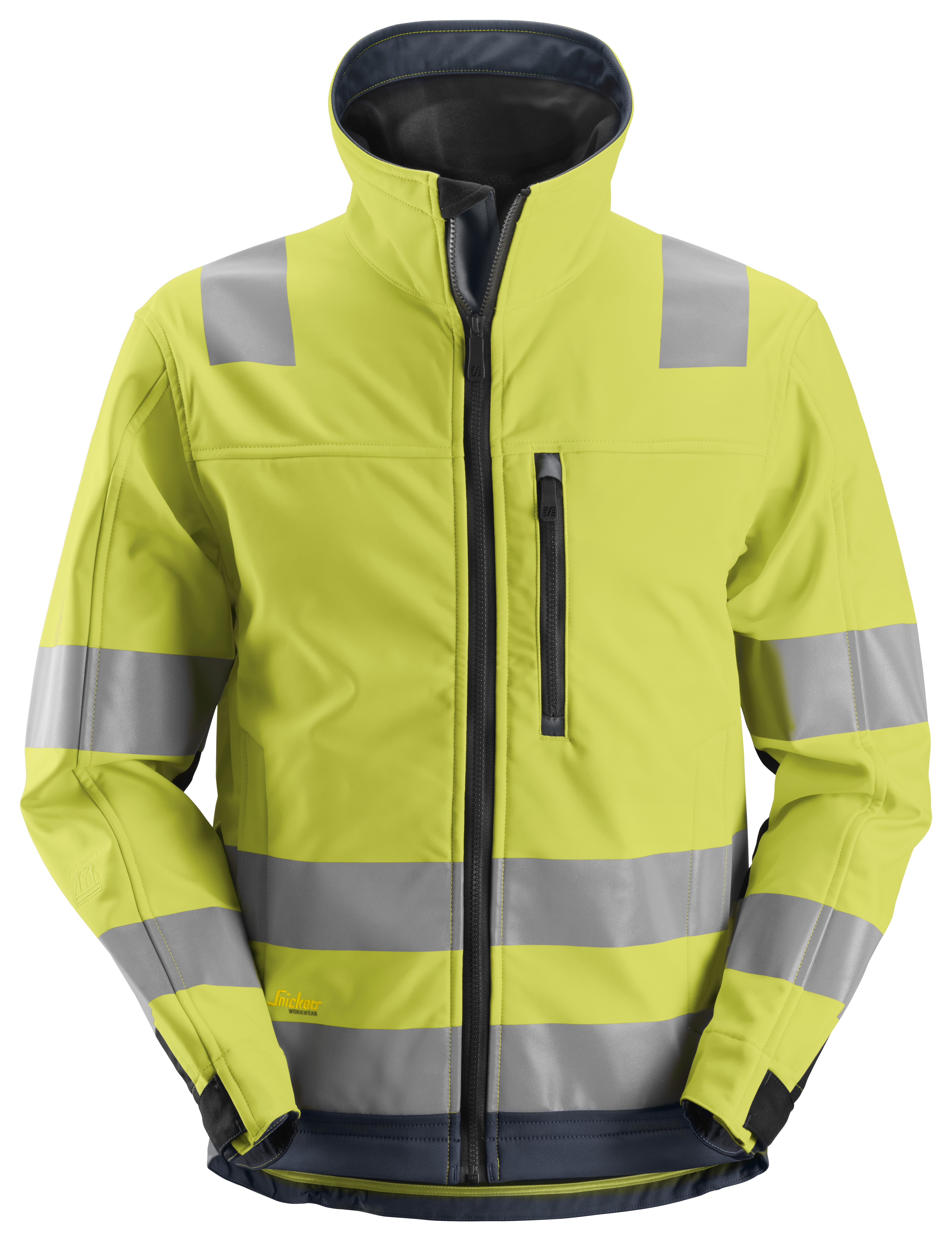 Vorschaubild Galerie Snickers AllroundWork, High-Vis-Softshell-Arbeitsjacke, Warnschutzklasse 3