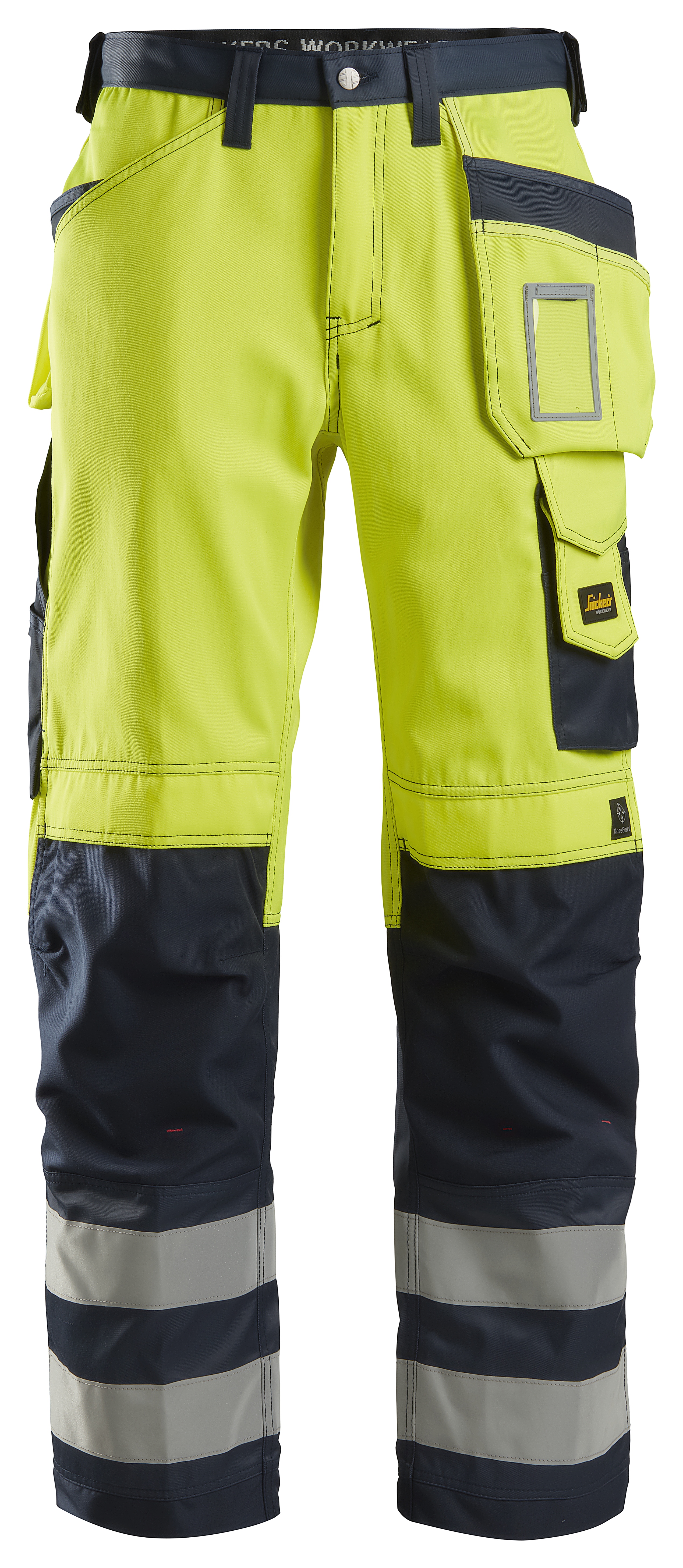 Vorschaubild Galerie Snickers High-Vis-Arbeitshose mit Holstertaschen, Warnschutzklasse 2