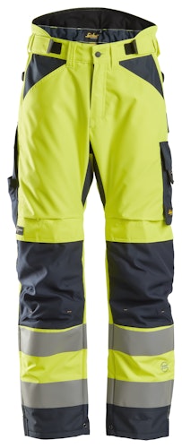 Snickers AllroundWork Hi-Vis 37.5® isolierende Arbeitshose, Klasse 2, EN 14404, 20471