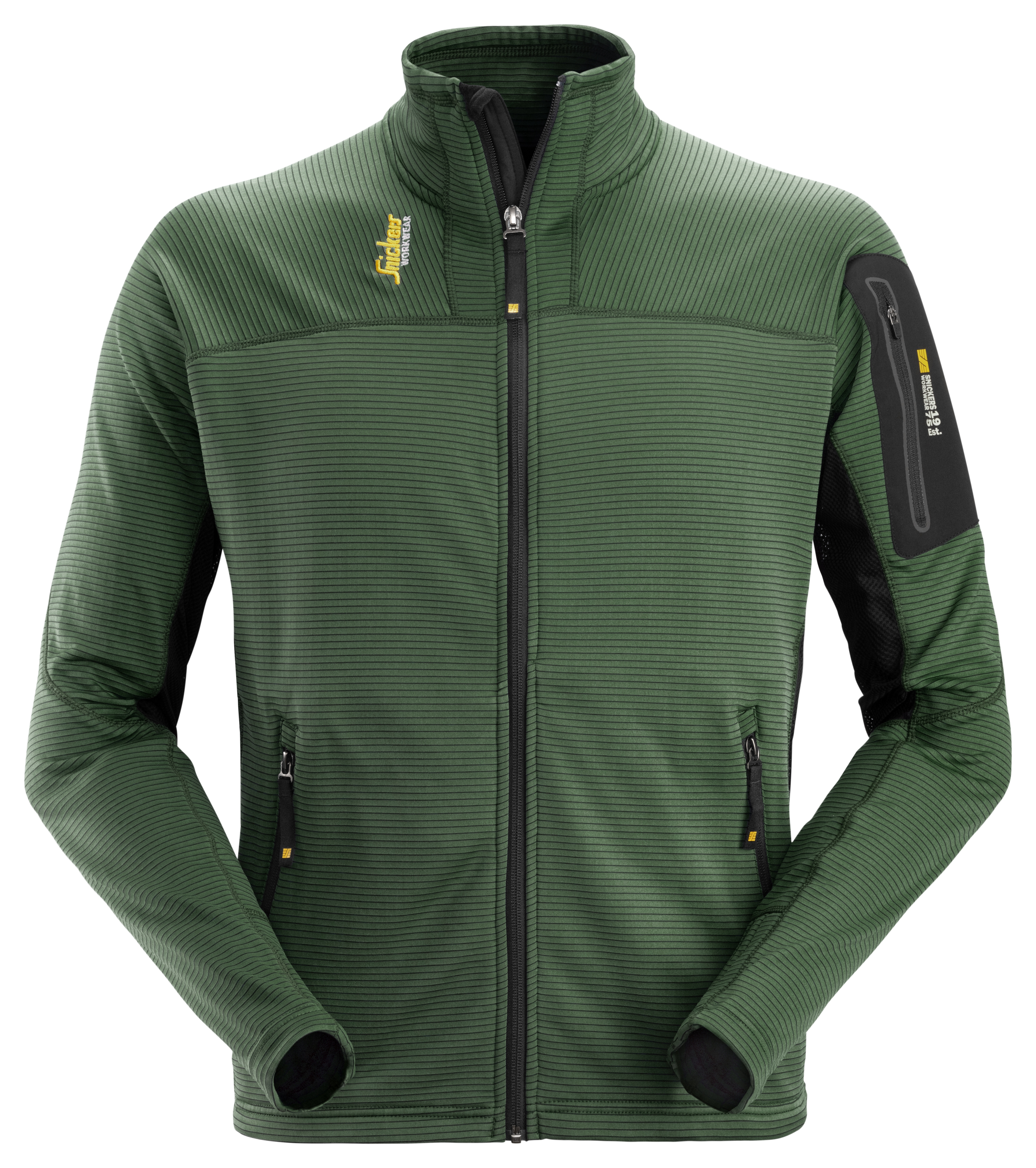 Vorschaubild Galerie Snickers Body Mapping Mikro Fleece Arbeitsjacke