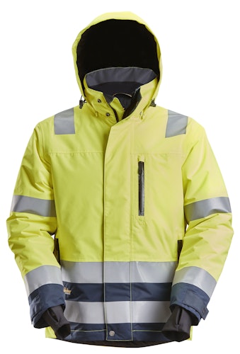 Snickers High-Vis Waterproof 37.5® Polsterjacke, Klasse 3