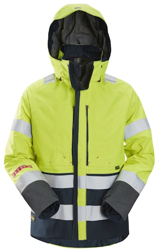 Snickers ProtecWork, GORE-TEX Arbeitsjacke, High-Vis Klasse 3