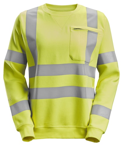 Snickers Protecwork, Damen-Sweatshirt, High-Vis-Klasse 3/2