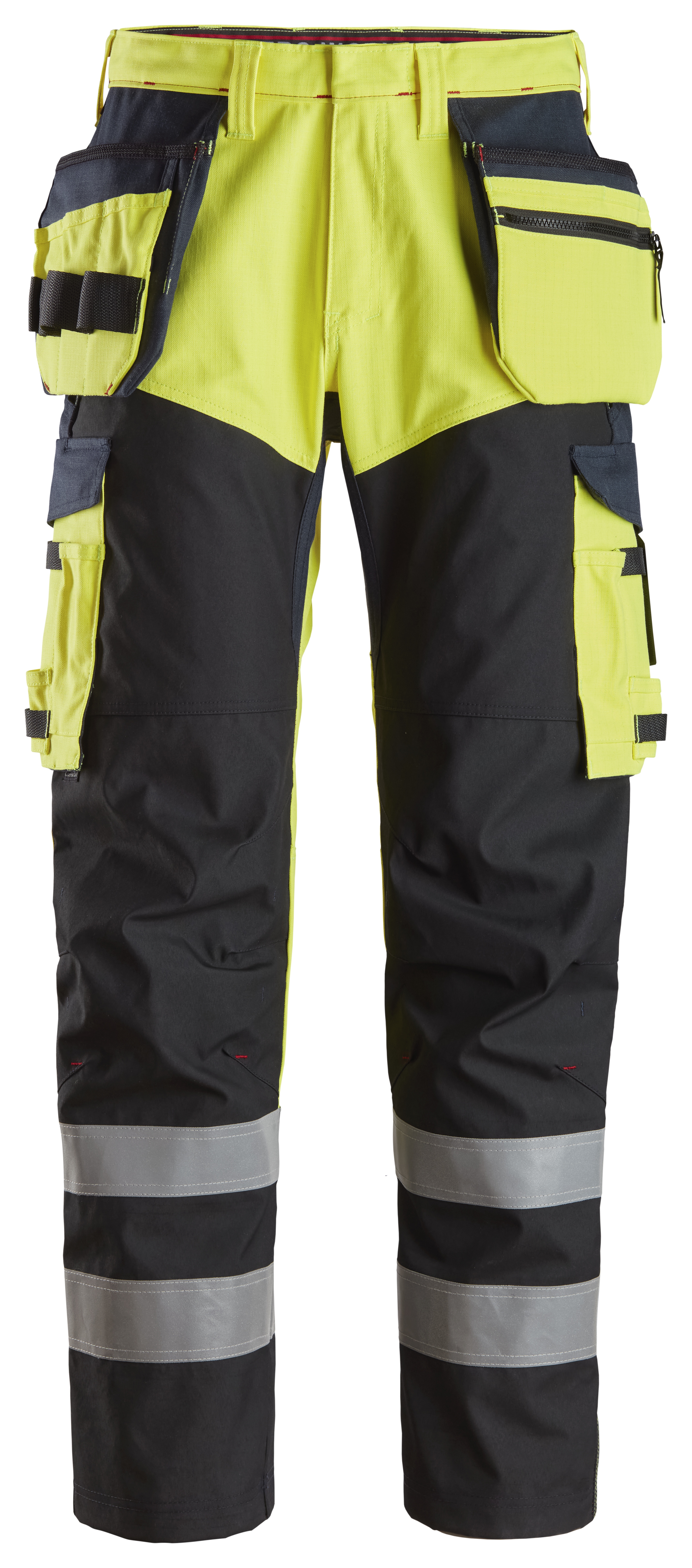 Vorschaubild Galerie Snickers ProtecWork Arbeitshose, verstärkte Beinvorderseite, Holstertaschen, High-Vis Klasse 1