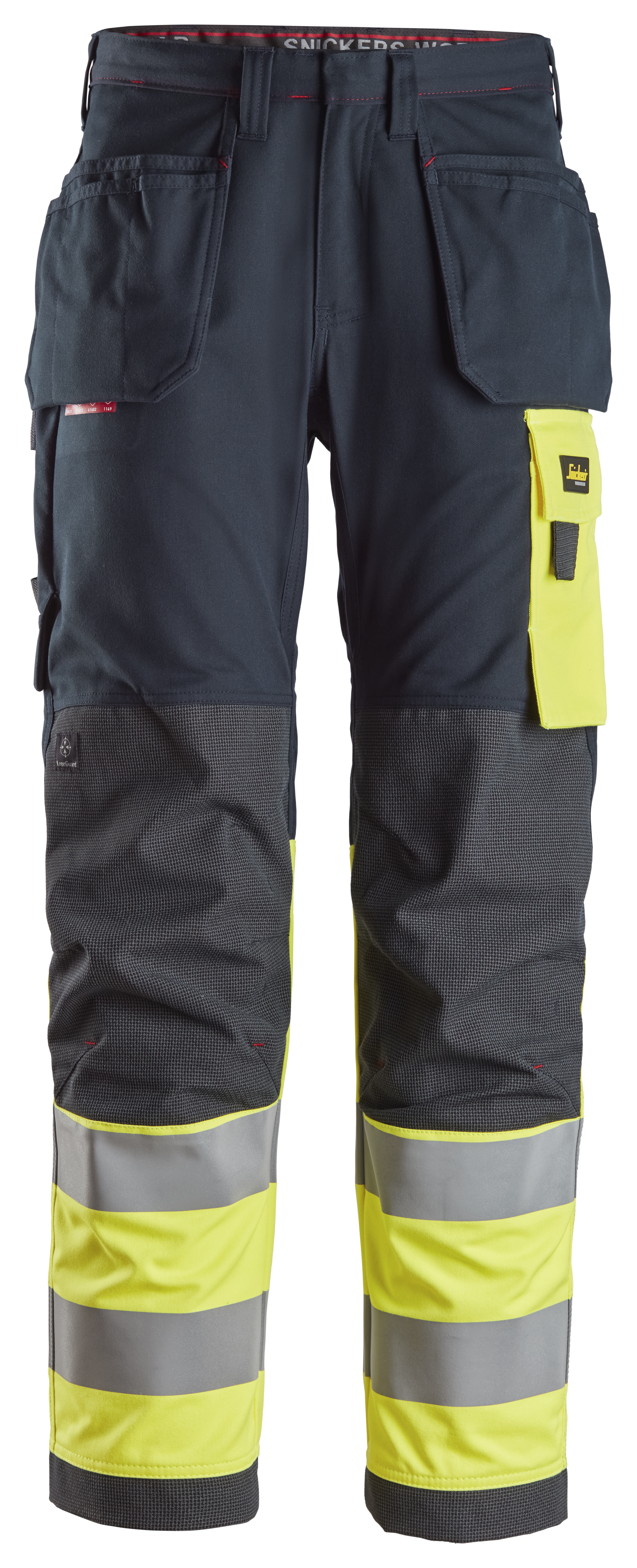 Vorschaubild Galerie Snickers ProtecWork, Arbeitshose Holstertaschen, High-Vis Klasse 1